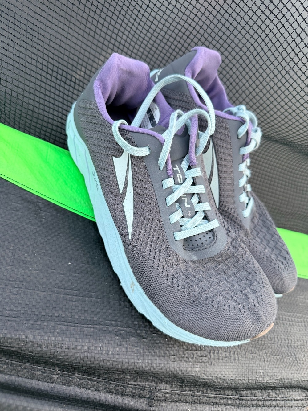 Altra Women's Gray with Lavender Athletic Running Shoes